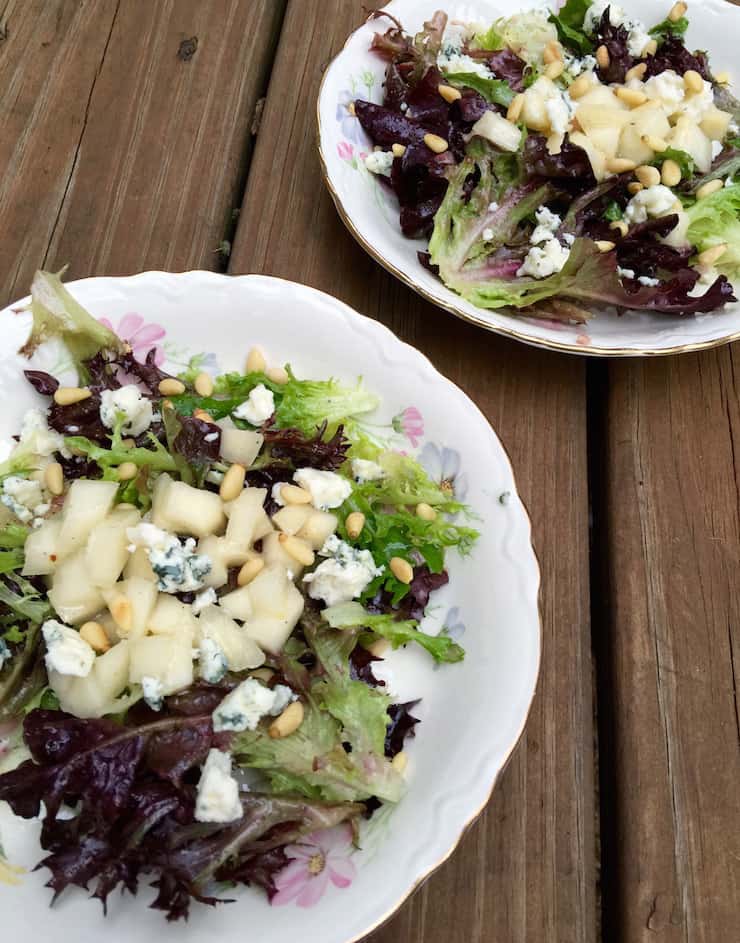 Pear and Blue Cheese Salad
