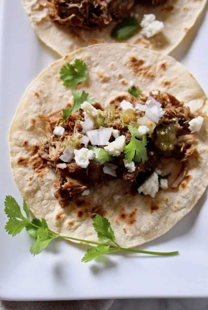 Tacos de Carnitas Recipe {Pork Carnita Street Tacos}