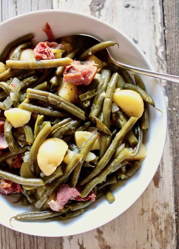 Country Green Beans, Potatoes and Ham in the Instant Pot Recipe