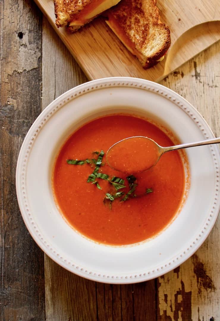 Roasted Fresh Tomato Bisque Recipe