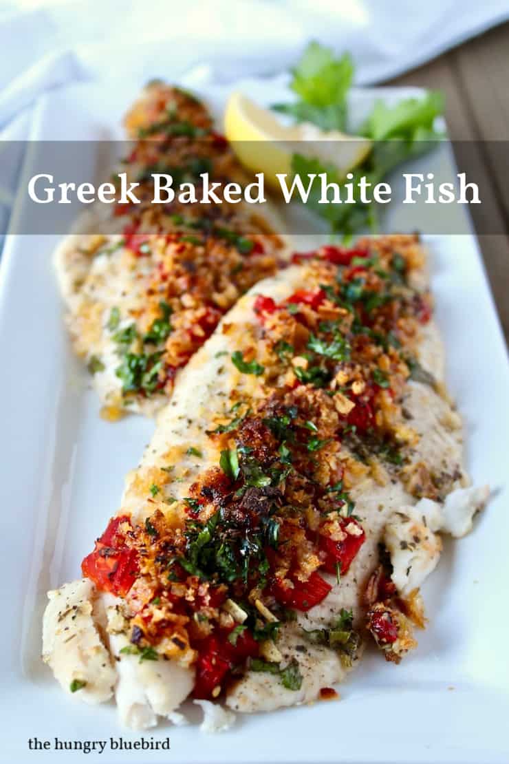 Greek Baked White Fish {Greek Church Luncheon Recipe}