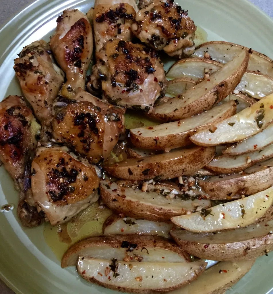 Greek Chicken and Potatoes