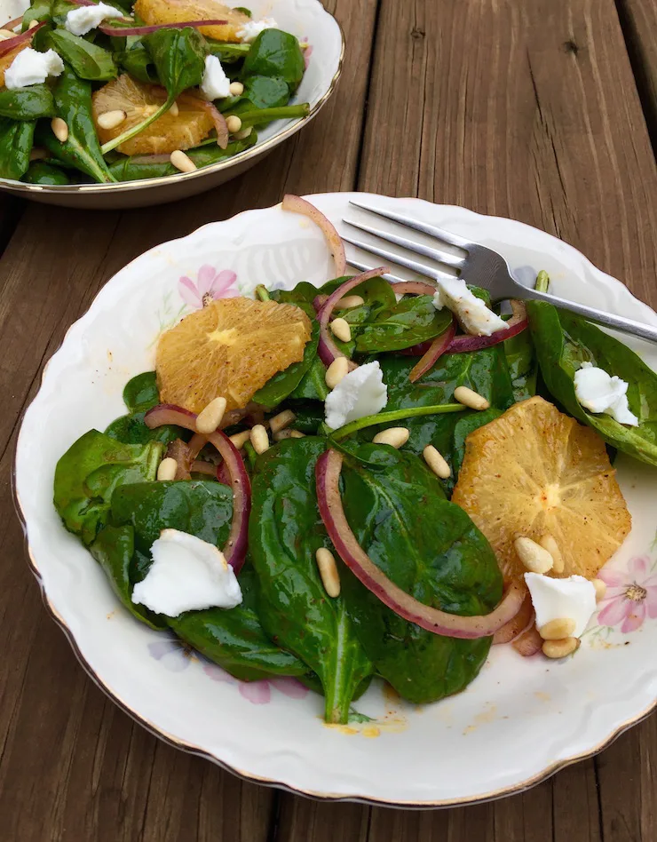 spinach salad dressing recipe