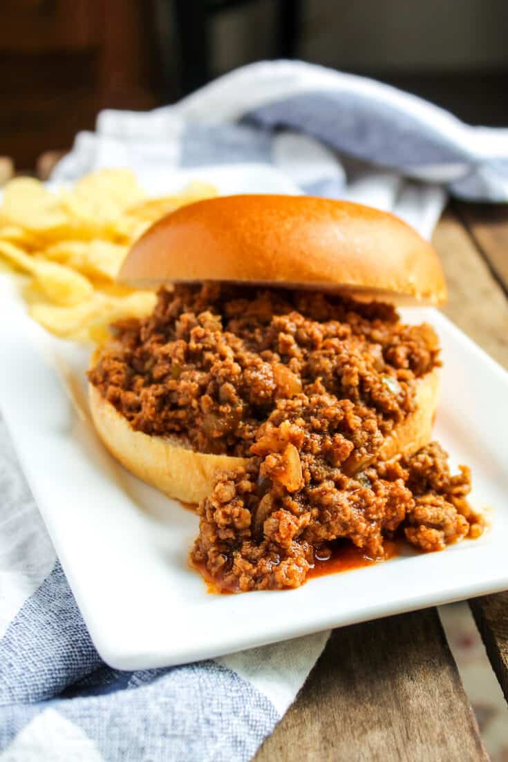 Sloppy Joes Recipe with Ground Beef and Sausage the hungry bluebird