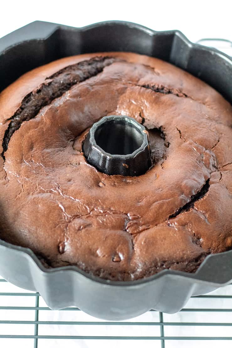 The BEST Triple Chocolate Bundt Cake Recipe (Easy)