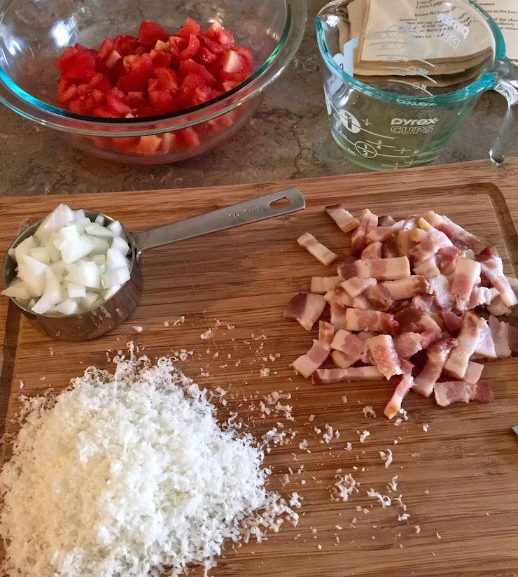 Prepped ingredients photo