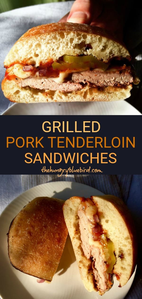 Grilled Pork Tenderloin Sandwiches - The Hungry Bluebird