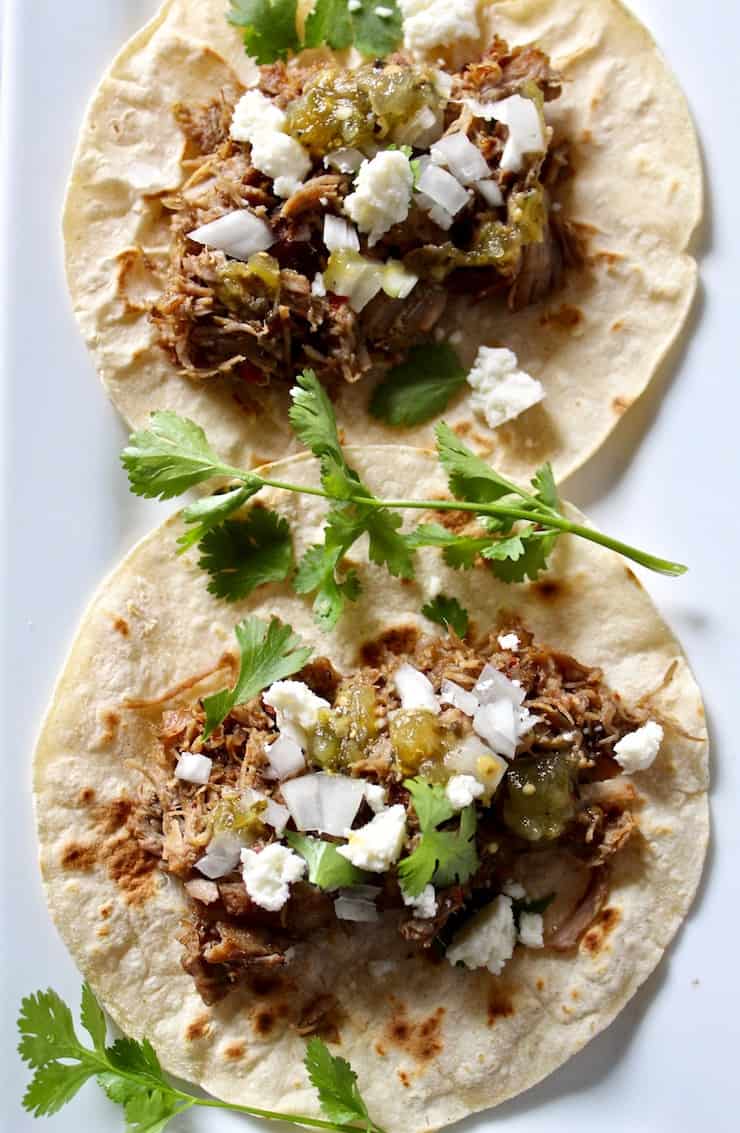 Tacos de Carnitas Recipe {Pork Carnita Street Tacos}