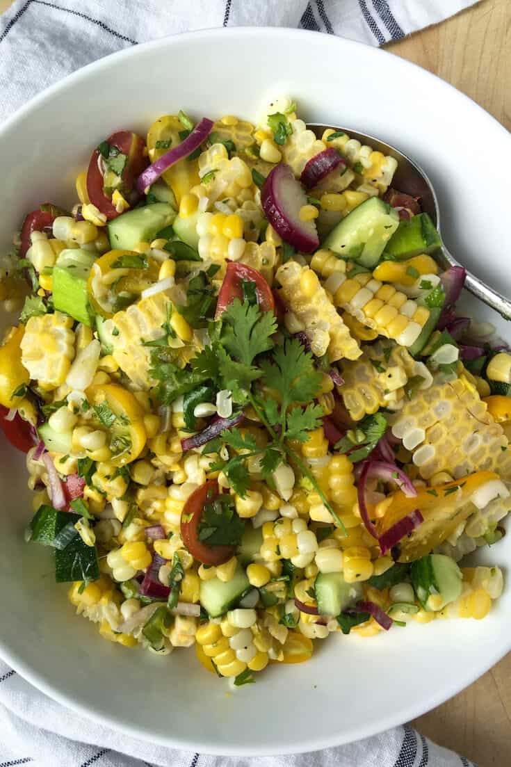 Grilled Corn Salad With Honey Lim