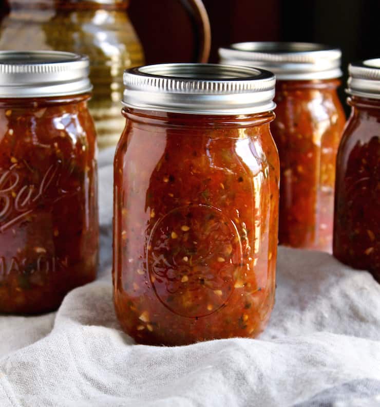 Fire Roasted Salsa Canning Recipe