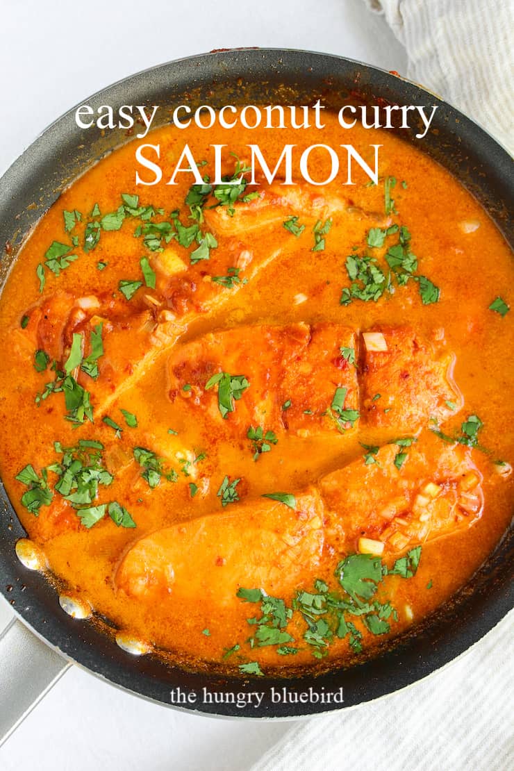 Easy Coconut Curry Salmon With Thai Red Curry And Coconut Milk