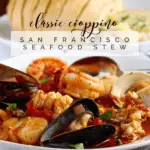Classic Cioppino pin for Pinterest