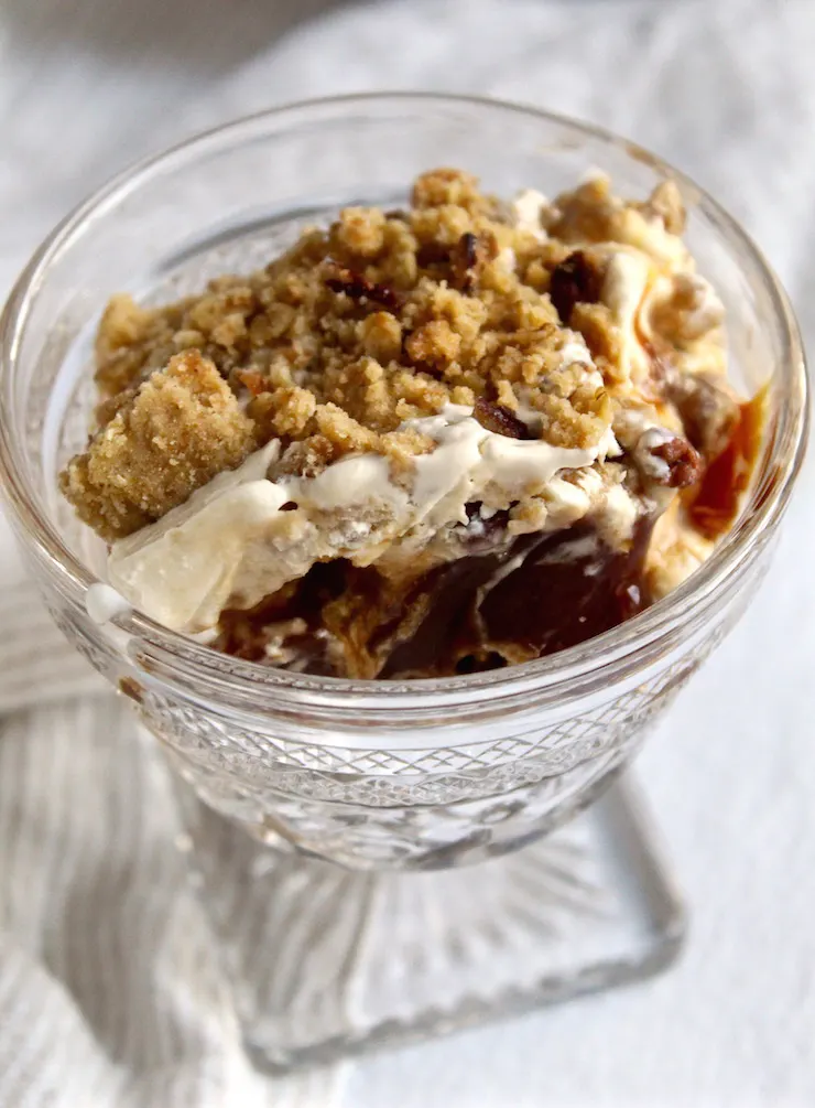 Butterscotch Crunch Squares in serving dish