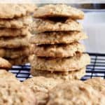 Old-Fashioned Oatmeal Cookies Pinterest pin