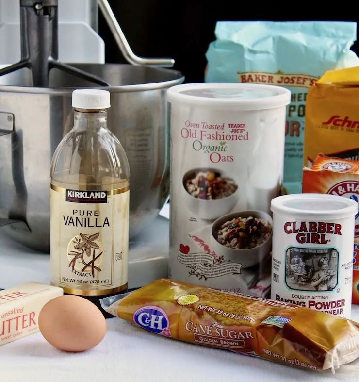 Old-Fashioned Oatmeal Cookies photo of ingredients