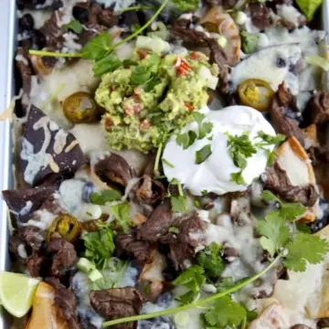 Loaded Steak Nachos