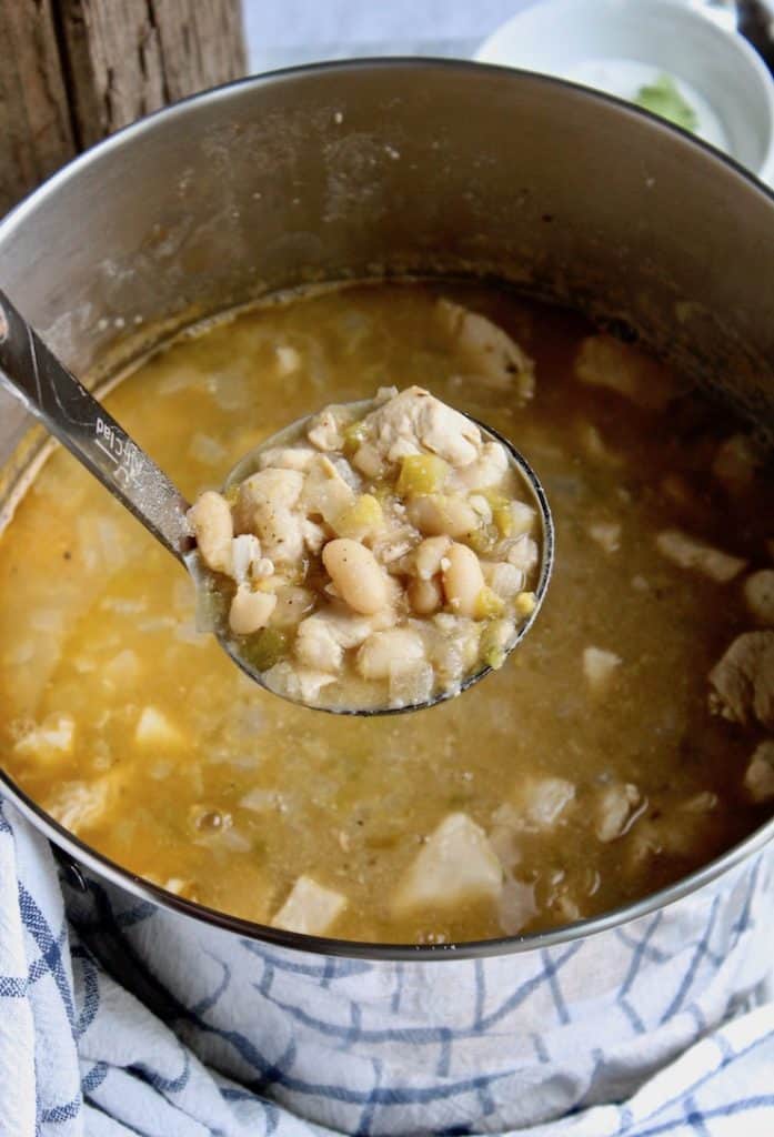 White Christmas Chili Recipe with Chicken and White Beans
