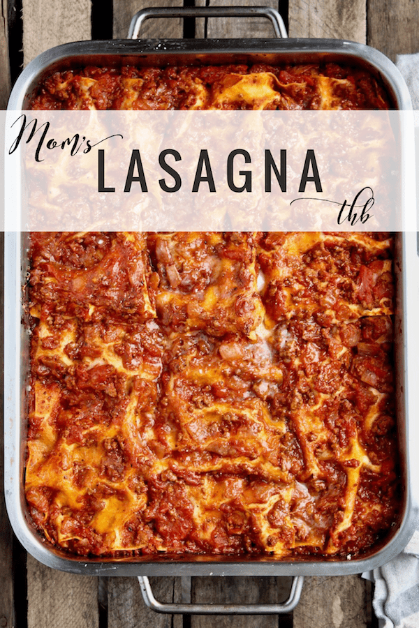 Mom's Classic Beef Lasagna Recipe with Cottage Cheese