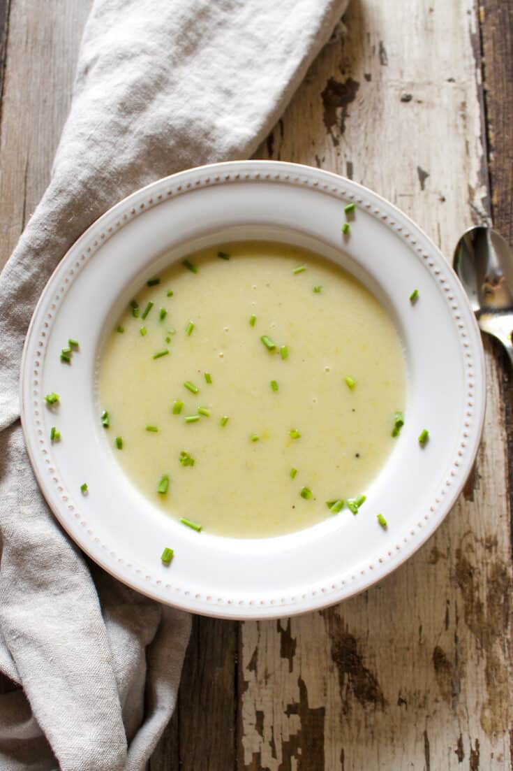 Best Potato Leek Soup Recipe (inspired by Julia Child)