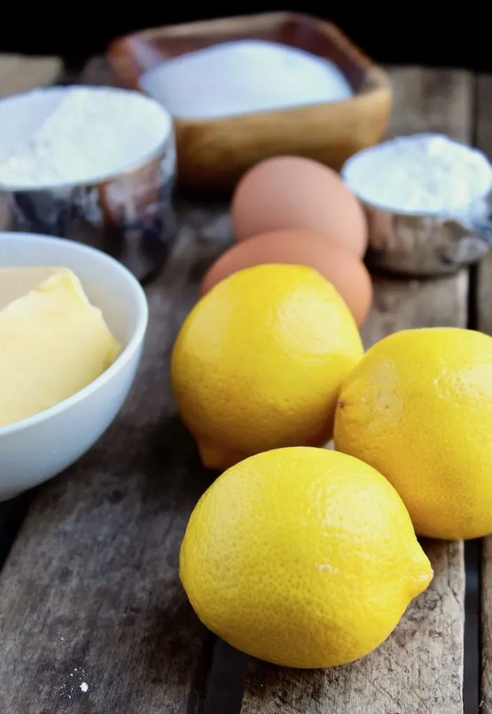 Lemon Squares, ingredients photo
