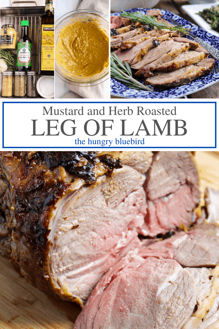 Mustard and Herb Roasted Leg of Lamb (Julia Child recipe)