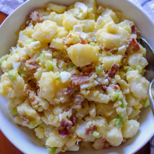 Mary's German Potato Salad {authentic recipe with pickle juice}