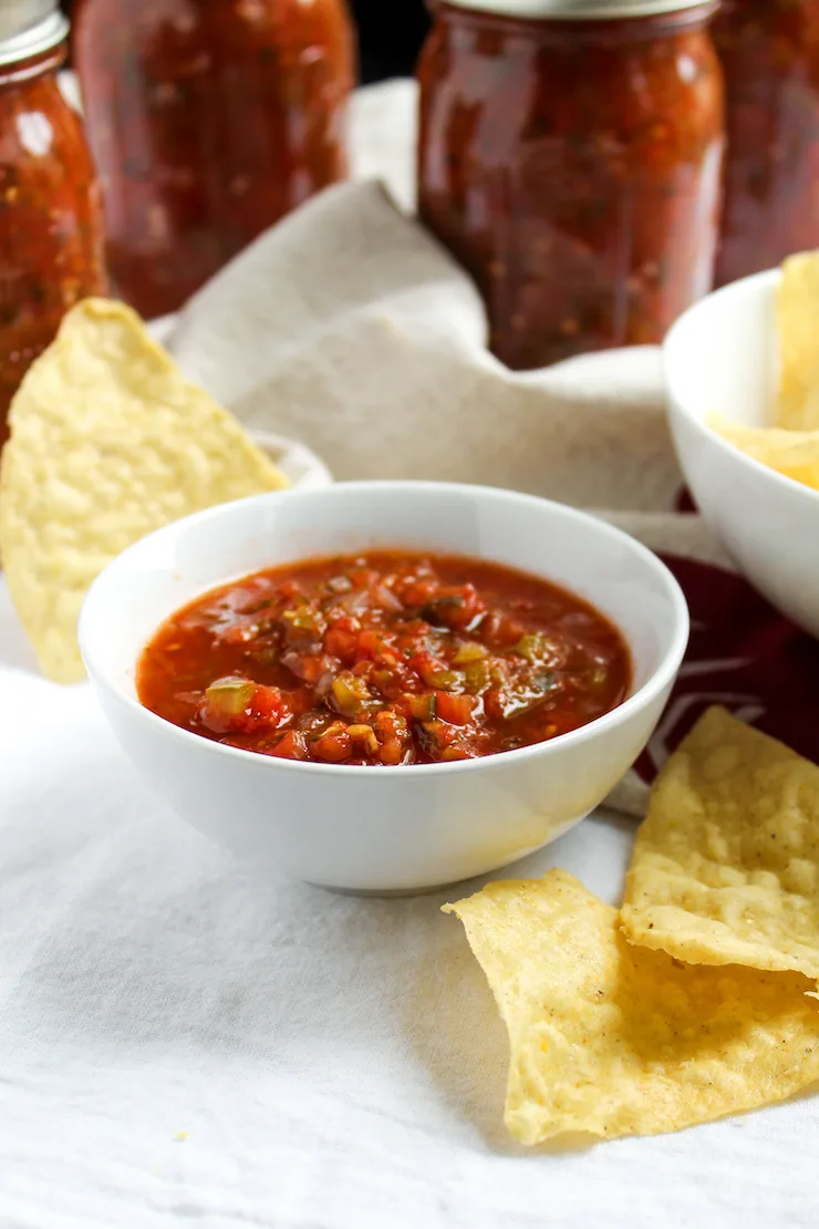 Homemade Salsa for Canning - Honeybunch Hunts