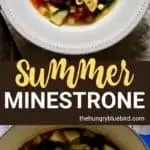 Summer Minestrone long pin for Pinterest