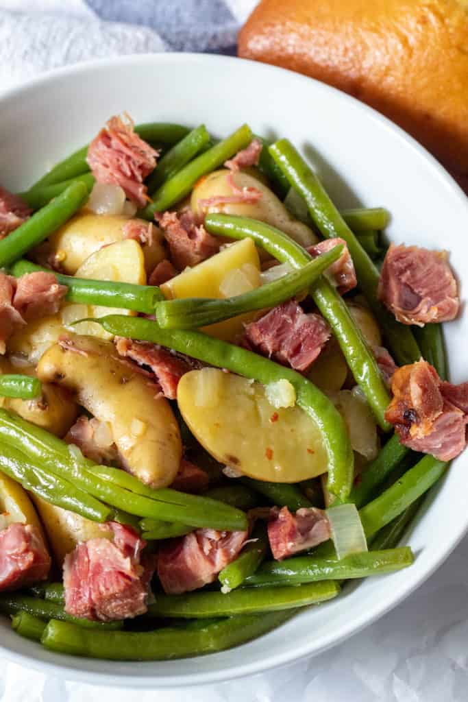 Country Green Beans, Potatoes and Ham in the Instant Pot Recipe