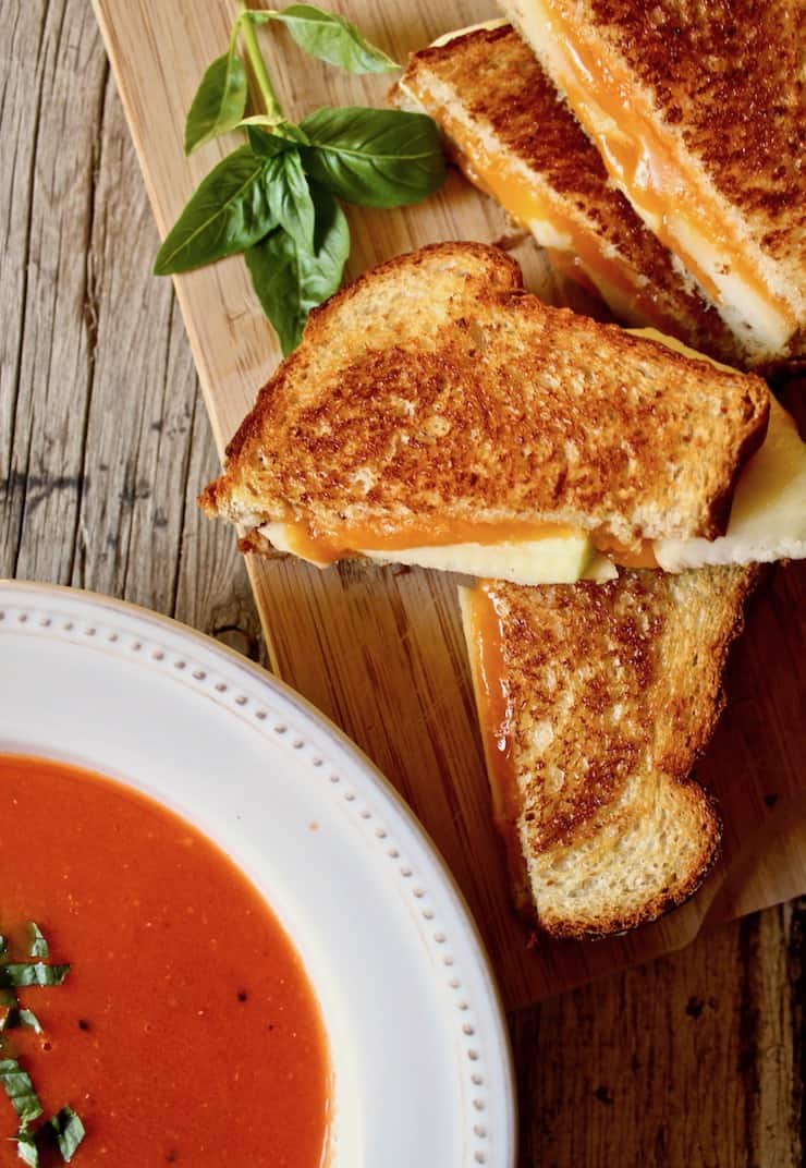 Roasted Fresh Tomato Bisque {Seasonal Tomatoes + Cream + Basil}