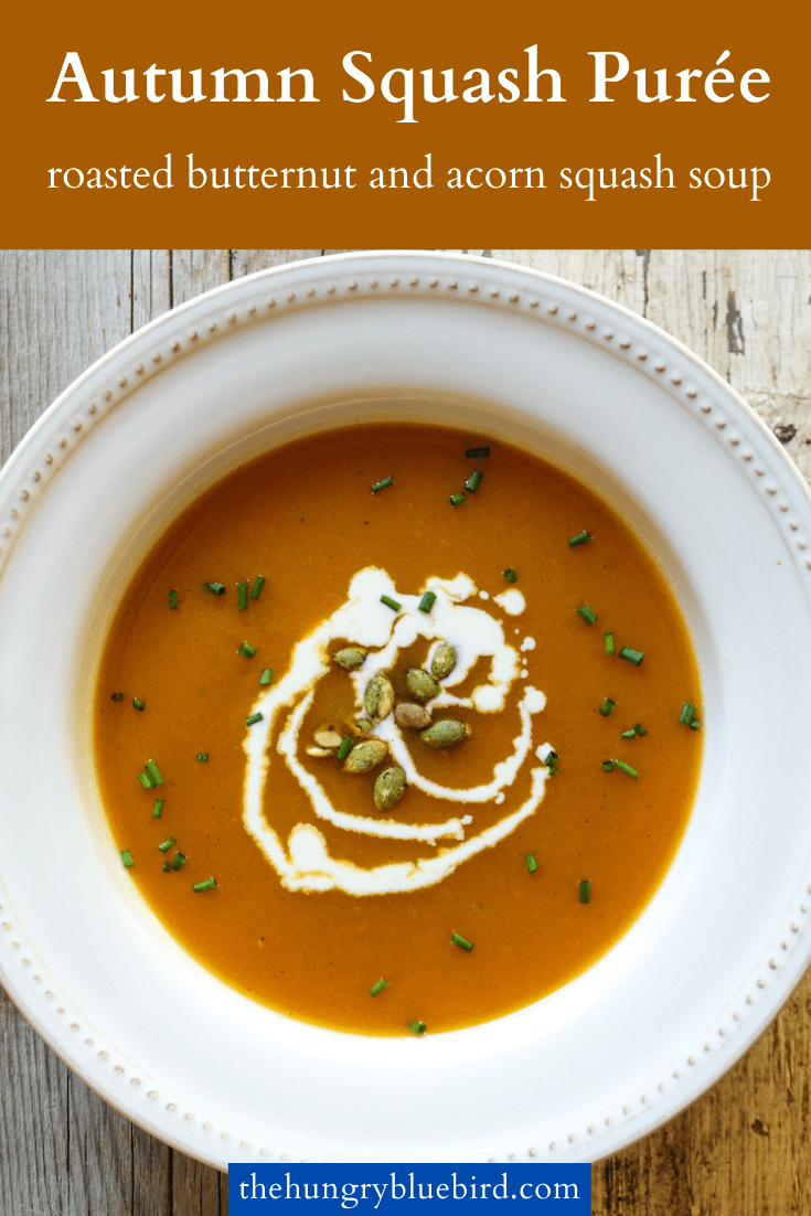 Autumn Squash Purée Recipe/Roasted Butternut Squash Soup