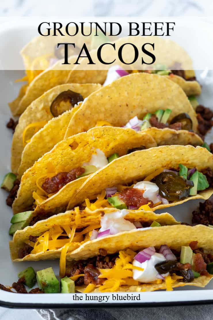 Classic Ground Beef Tacos with Homemade Filling