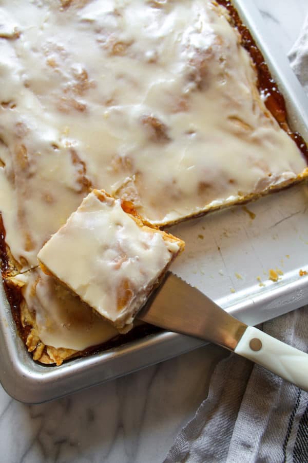 Apple Slices Recipe {Chicago Bakery Style Apple Sqares}