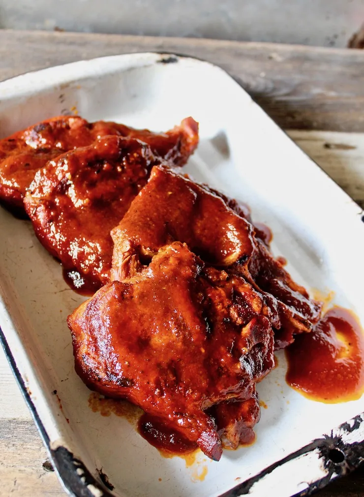 Bbq pork shop steaks in oven