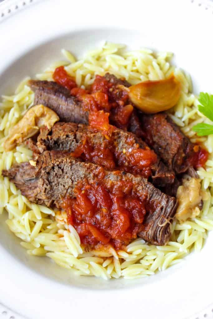 Easy Pot Roast with Tomatoes and Garlic The Hungry Bluebird