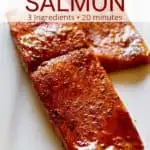 Cajun Brown Sugar Salmon. Pinterest Pin