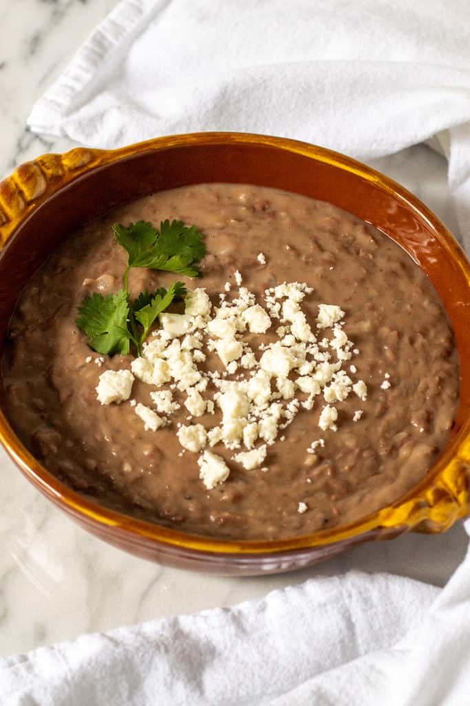 Easy Homemade Refried Beans using Canned Beans The Hungry Bluebird