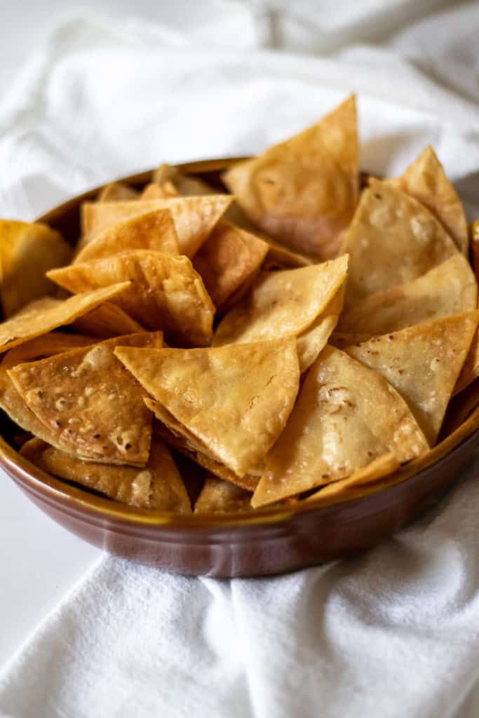 How to Make Homemade Tortilla Chips + VIDEO - The Hungry Bluebird