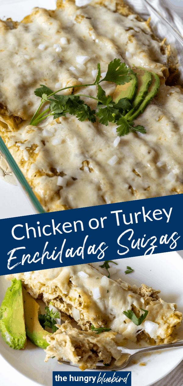 Chicken Enchiladas Suizas (Creamy Chicken Enchiladas Verde)