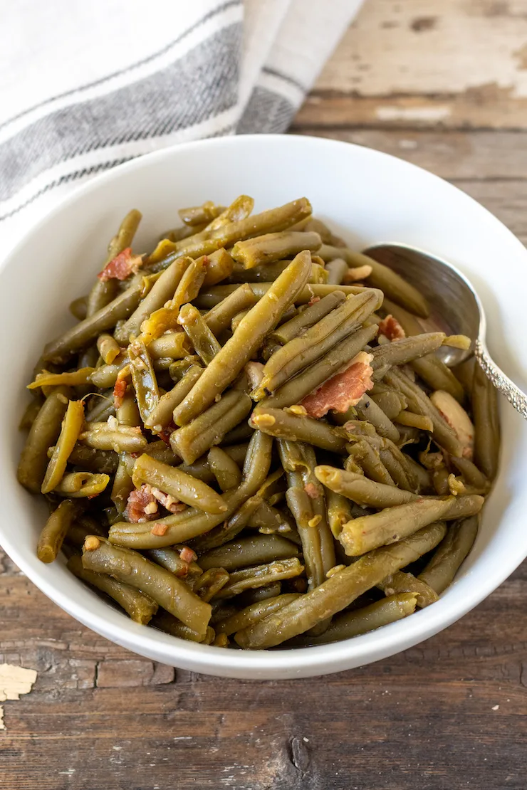 Seasoned green beans deals canned