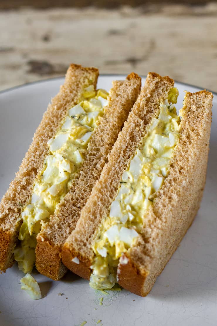 Classic Egg Salad Sandwich (with Homemade Mayonnaise) - A