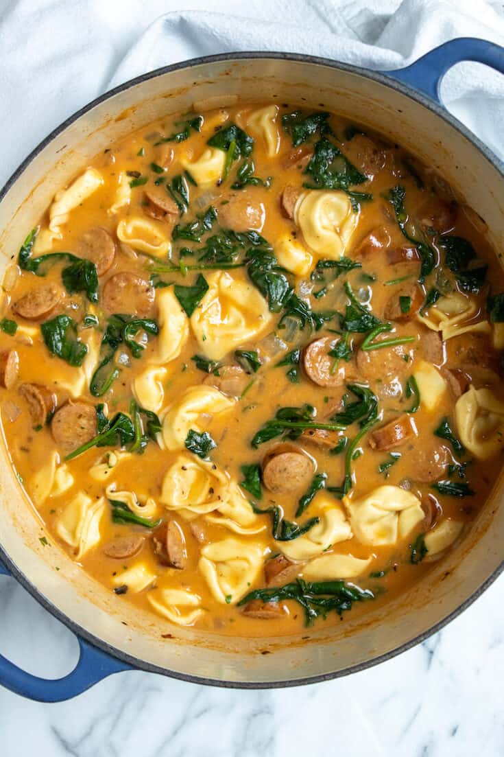Creamy Cajun Tortellini Soup The Hungry Bluebird