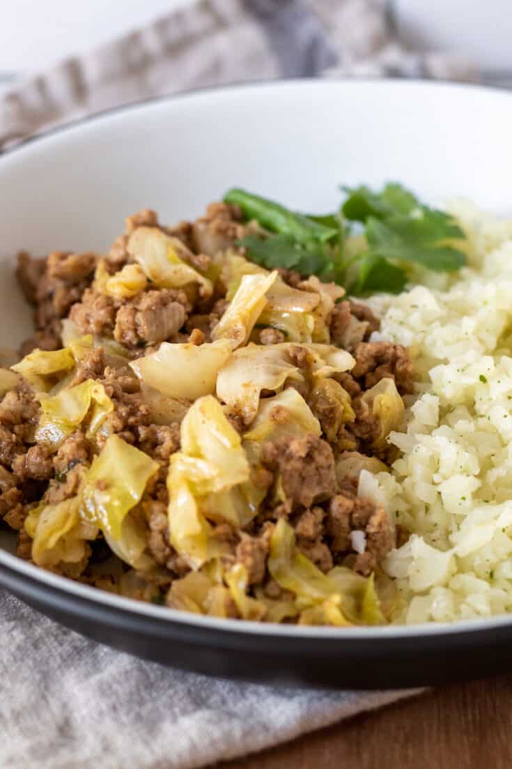 Healthy Pork and Cabbage Stir-Fry - The Hungry Bluebird