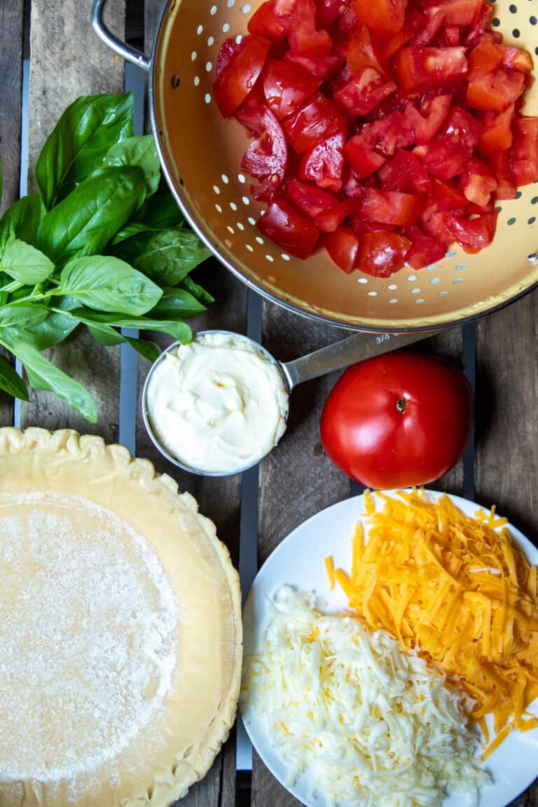 Old Fashioned Southern Tomato Pie The Hungry Bluebird   IMG 6277 768x1152 