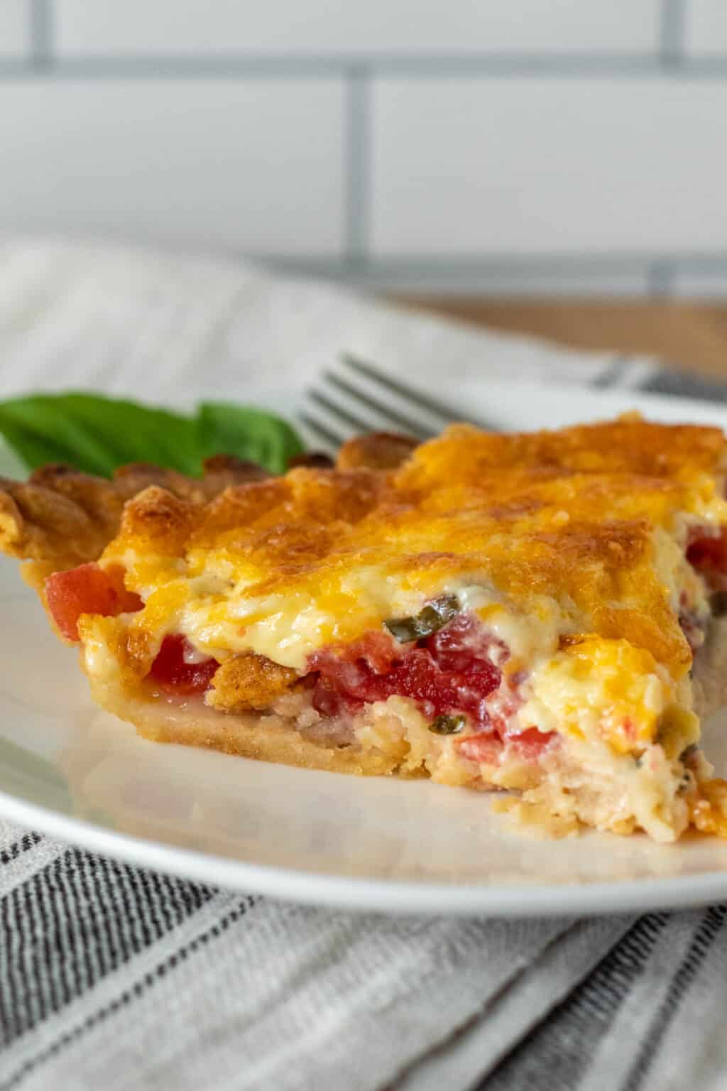 Old fashioned southern tomato pie the hungry bluebird