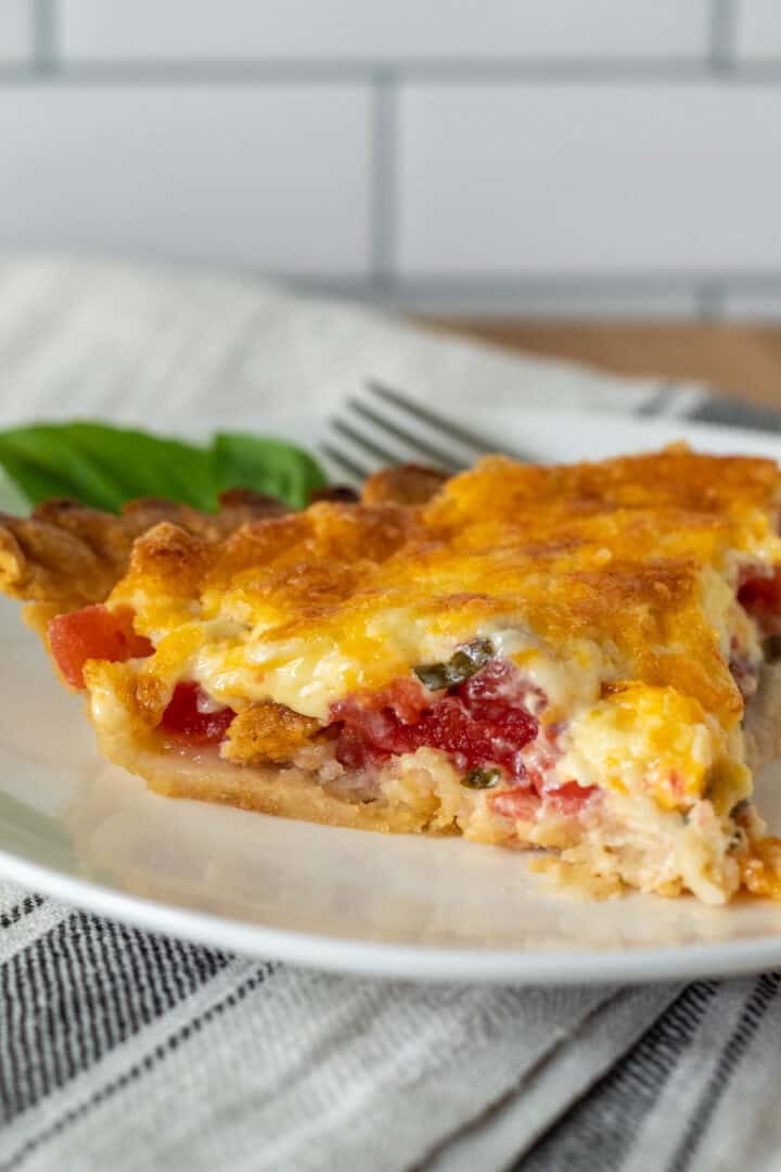 Old-Fashioned Southern Tomato Pie - The Hungry Bluebird