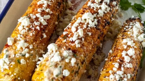 Grilled Mexican Street Corn (Elote Recipe) - The Hungry Bluebird